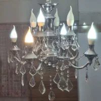 لوستر ده شعله و لوستر کلاسیک چوبی