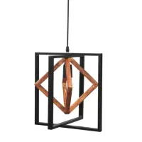 لوستر چوب فلز کلاسیک|لوستر و چراغ آویز|گلپایگان, |دیوار