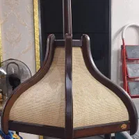 لوستر چوبی حصیری|لوستر و چراغ آویز|شاهینشهر, عطار|دیوار