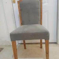 صندلی چوبی نهار خوری هفت عدد موجوده