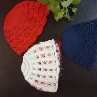 انواع کلاه ماندلا(لئونی) قلاب بافی|لباس|رشت, باهنر|دیوار