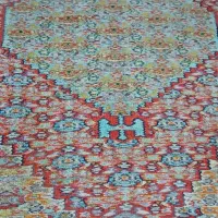 قالیچه تمام ابریشم دوعددوزن 9کیلو گرم حدود3متر