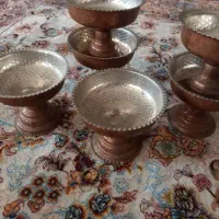 مقداری لوازم تزیینی برنجی|مجسمه، تندیس، ماکت|اسلام‌شهر, شهرک امام حسین (میان آباد)|دیوار