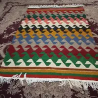 گلیم دستباف پشمی|گلیم، جاجیم، گبه|قیروکارزین, |دیوار