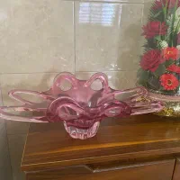 میوه خوری و گلدان والتر صورتی