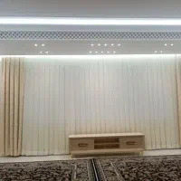 چوب پرده با لوازم کامل. نصب