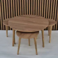 جلو مبلی و عسلی گرد