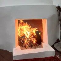درست کردن کله یا همان  شومینه هیزمی