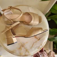 تعدادی کفش مجلسی ب رنگ کرم 36و38طلایی38نقره ای39|کیف، کفش، کمربند|ماهدشت, |دیوار