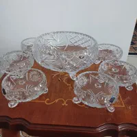 آجیل خوری با کاسه کریستال چک  بوهمیا