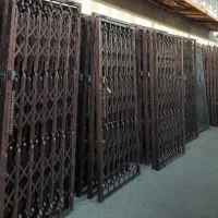 حفاظ فرفورژه درب کشوی آکاردیونی تراس پنجره