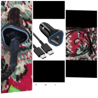 یک عدد فست شارژ جافندکی تایپ سی بهمراه سیم‌ کنافی