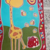 فرش اتاق کودک|گلیم، جاجیم، گبه|اصفهان, رهنان|دیوار