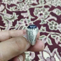 انگشتری لعل قبامی سفارش ساز