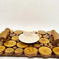 سینی چوبی تنه درخت ضد آب