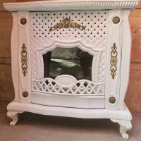 شومینه حصیری پایه مبلی با گارانتی رنگ‌بندی  مختلف