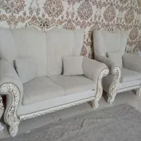 مبل راحتی مبلمان سلطنتی۷نفره و میزتلویزیون|مبلمان خانگی و میز عسلی|فردیس, شهرک ارم|دیوار