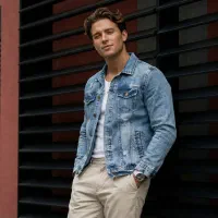 کت جین پارچه ترک برش فیت