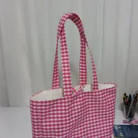 توتبگ پینترستی رنگ صورتی