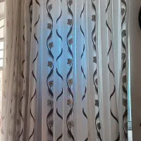 پرده سفید پذیرایی|پرده، رانر، رومیزی|زاهدان, |دیوار