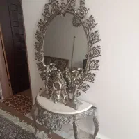 آینه شمعدان طرح برنز