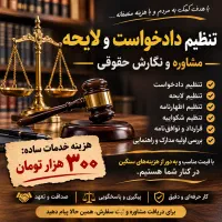 تنظیم دادخواست و لایحه با هزینه منصفانه
