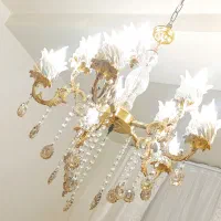 لوستر 10شاخه|لوستر و چراغ آویز|ورامین, شهرک ولیعصر|دیوار