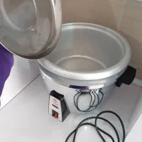 پلوپز آرام پز استیل پارس خزر ۱۲ نفره مدل ۲۷۱|اجاق گاز و لوازم برقی پختوپز|جلفا, |دیوار