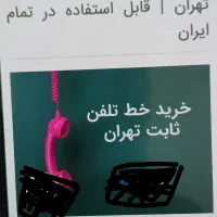 خط تلفن ثابت دایورتی مخابرات های تهران تمام نقاط|تلفن رومیزی|تهران, استاد معین|دیوار
