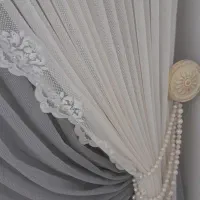 پرده حریر|پرده، رانر، رومیزی|قم, انسجام|دیوار