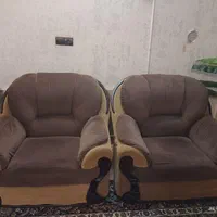 مبلمان راحتی ۶ نفر سالم و تمیز همراه با ۴میزعسلی|مبلمان خانگی و میز عسلی|مشهد, شهرک امام هادی (شهرک غرب)|دیوار