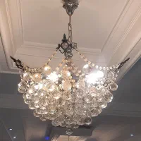 لوستر ۵ شاخه برنز