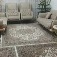 یک دست مبل در حد نو به علت جا به جایی