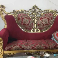 فروش مبل سلطنتی رنگ زرشکی|مبلمان خانگی و میز عسلی|اسفراین, |دیوار