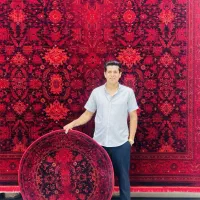 موکت و فرش طرح اصیل گلدانی/ رویایی و شیک/