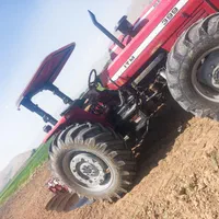کار با تراکتور شخم و خاکورزی و سمپاشی و...
