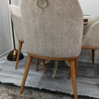 صندلی چوب راش پارچه نانو