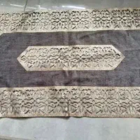 فروش فوری رومیزی مخملی 4تیکه|پرده، رانر، رومیزی|بندر امام خمینی, |دیوار