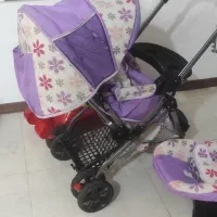 کالسکه با کرییر سالم تمیز|کالسکه و لوازم جانبی|مشهد, فرهنگیان (شهرک غرب)|دیوار