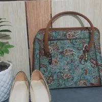 کیف و کفش ترمه دوزی.