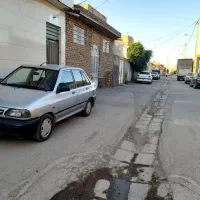 پراید بی رنگ بدون افتاب سوز