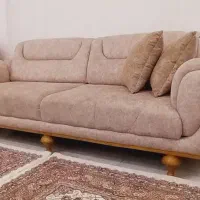 مبل راحتی  مکانیزه تخت‌خواب‌شو پایه چوب راش|مبلمان خانگی و میز عسلی|رشت, انصاری|دیوار