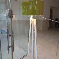 آباژور پایه چوبی|چراغ خواب و آباژور|ابهر, |دیوار