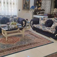 مبل ۷ نفره میز ناهار خوری ۸ نفره ویترین در حد نو|مبلمان خانگی و میز عسلی|ری, حمزه‌آباد|دیوار