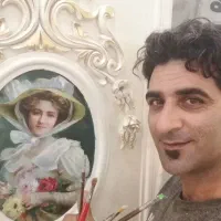 نقاشی ‌پتینه کاری گچ بری