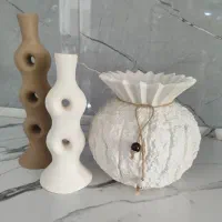 ست دکوری گلدان جاشمعی