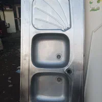 سینک. ظرفشوی. تمیز.|آبچکان و نظمدهنده ظروف|مشهد, نیزه|دیوار