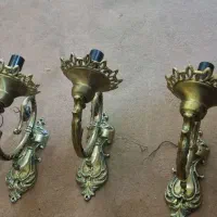 دیوار کوب برنز اصل قدیمی و سنگین