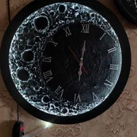 تابلوماه ساعت ماه. ساعت دیواری .ساعت. دکوری.کادویی