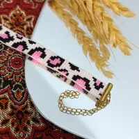 دستبند/ منجوق بافی / دلیکا